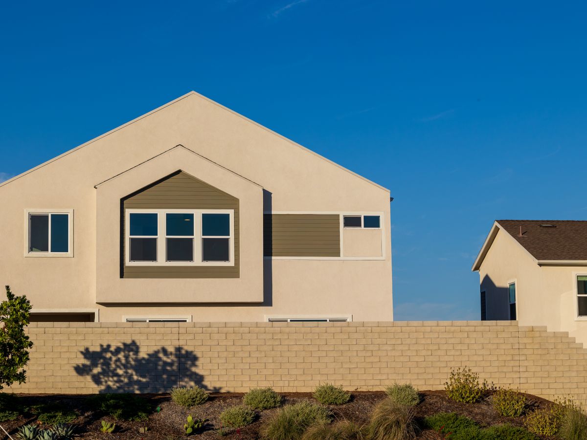 Stucco home exterior